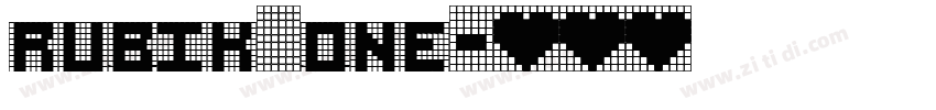 rubik one字体转换